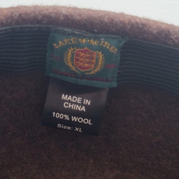 Lake of the Isles Wool Cabbie Hat Size XL Brown Newsboy Cap Great For Golf - Picture 4 of 6